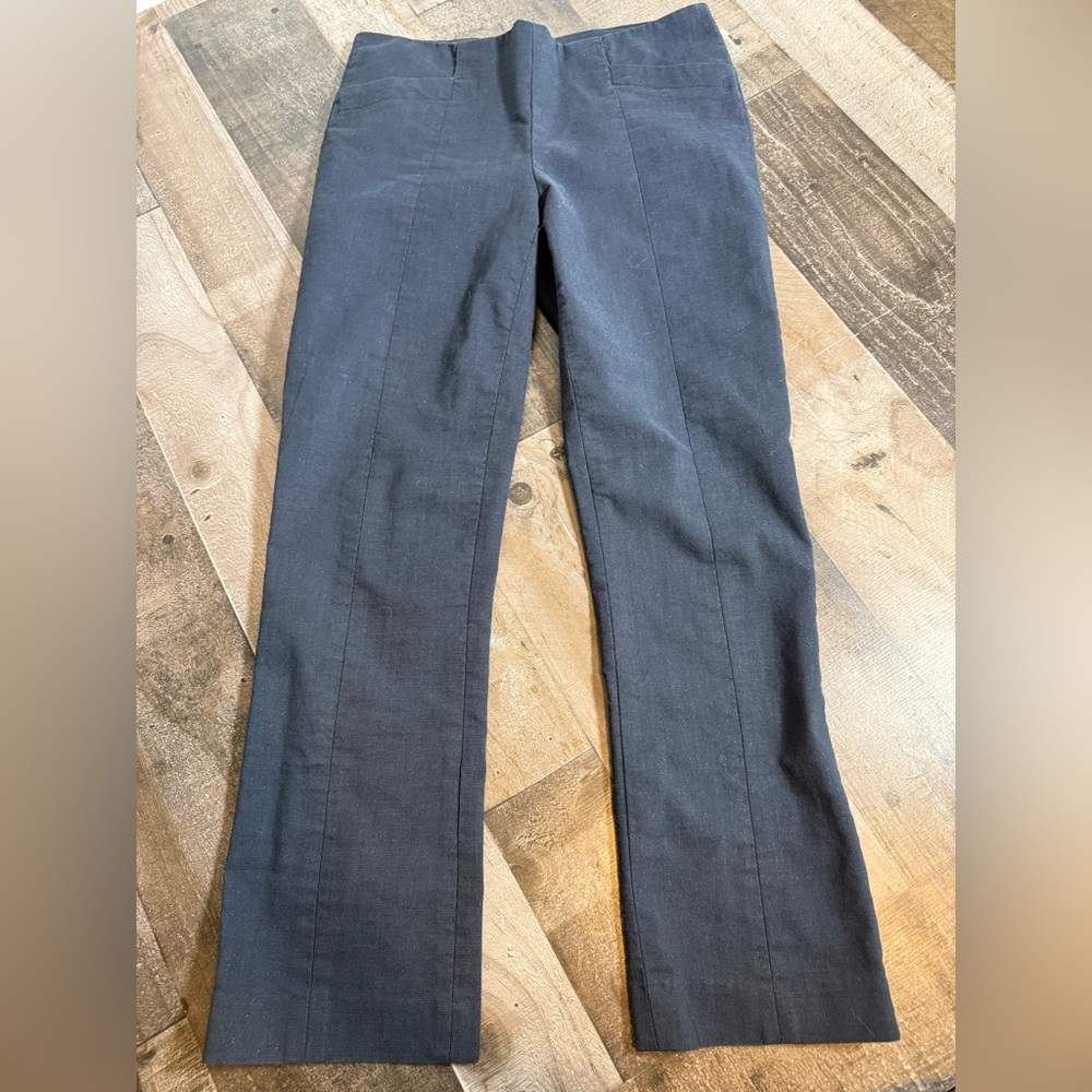 Corey‎ Lynn Calter Black Subtle Sparkle Flare Pants Size 8 Stretch
